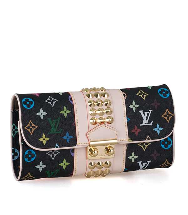 1:1 Copy Louis Vuitton Monogram Multicolore Courtney Clutch M45640 Replica - Click Image to Close